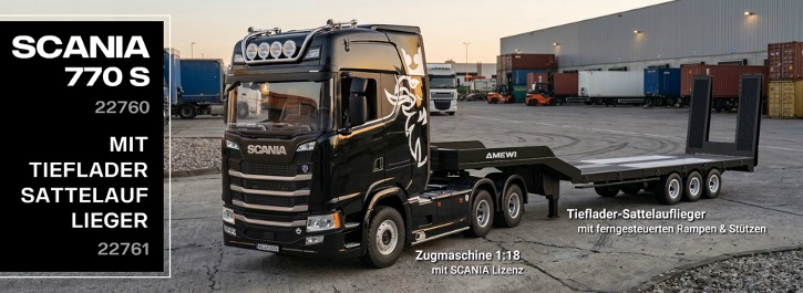 Camion RC Scania 770S Futurheli